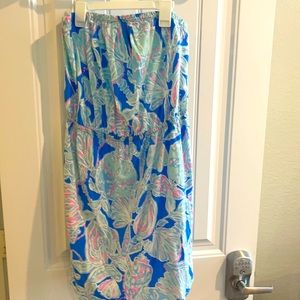 Lilly Pulitzer woman’s strapless dress size medium
